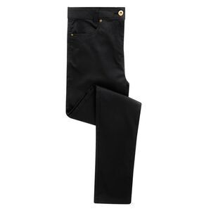 Premier Womens/Ladies Performance Chino Jeans / Black